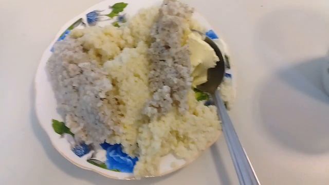 Каша, варенная на костре в горах смотреть онлайн