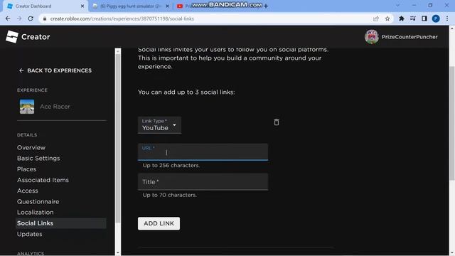 How to Add Social Links to your Games (New Beginners)