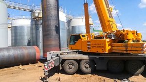 Монтаж резервуара 5000