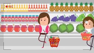 Покупательские корзины-тележки