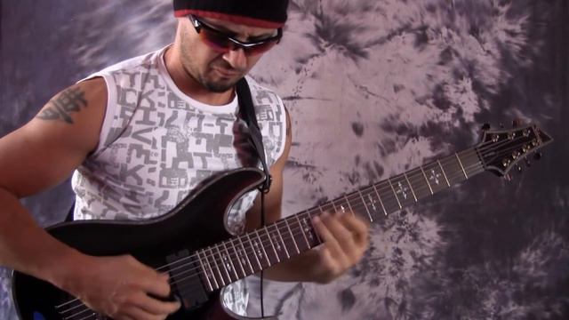 Schecter 7 Strings Hellraiser - 1st Guitar Solo by L.A смотреть онлайн