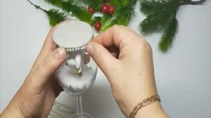 НОВОГОДНИЕ ПОДЕЛКИ ИЗ БОКАЛОВ. ЗИМНИЕ ПОДЕЛКИ СВОИМИ РУКАМИ. ПОДСВЕЧНИКИ ИЗ БОКАЛОВ. DIY.