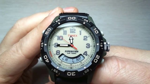 Timex T45181 Expedition Analog Digital Chrono Alarm Timer Watch смотреть онлайн