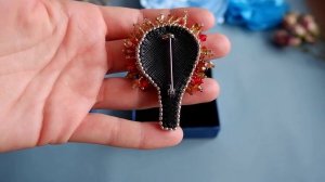 Брошь из бисера Деревце своими руками A beaded brooch Tree