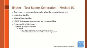 Apache JMeter - Methods to Generate HTML Report