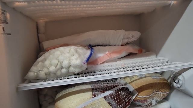 ОБЗОР МОЕЙ МОРОЗИЛЬНОЙ КАМЕРЫ /СКЛАДЫВАЮ ИНДЮКИ/ смотреть онлайн