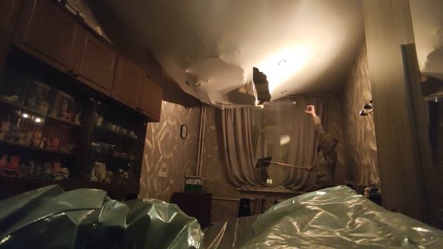 Обрушение потолка у соседей. Форс-мажор в старом фонде. Лютень 2021