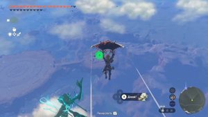 Zelda: Tears of the Kingdom белый дракон, морозный глиок