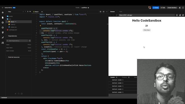 useEffect behavior behind the scene and difference between useEffect and useLayoutEffect смотреть онлайн