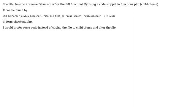 Wordpress: Change in form-checkout.php by using code in functions.php смотреть онлайн