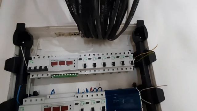 Обвязка щитка на 144 модуля