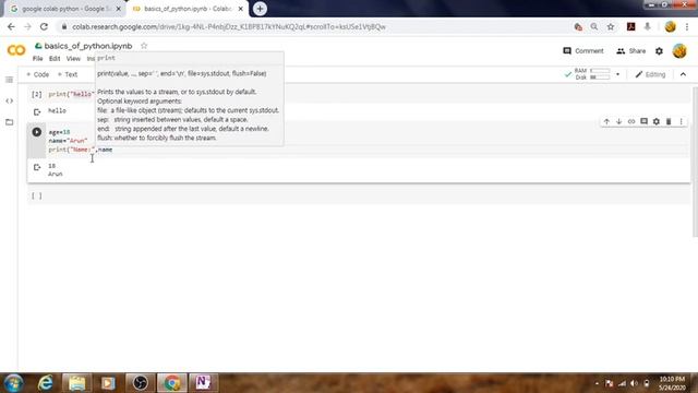Learn Python - Input /Output
