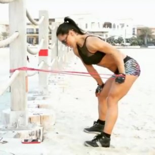 Andreia Brazier - Video instagrama Brazilian fitness athlete, four-time world champion WFBB №1