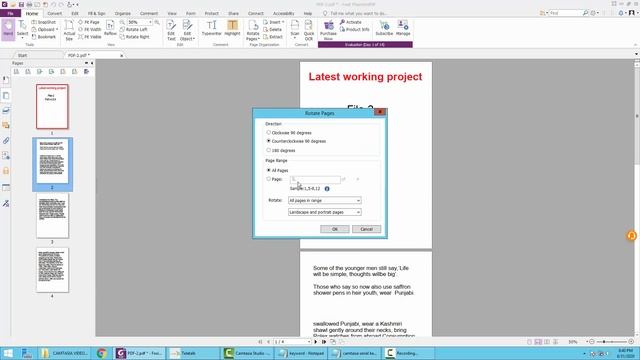 How to Rotate a PDF page in Foxit PhantomPDF смотреть онлайн