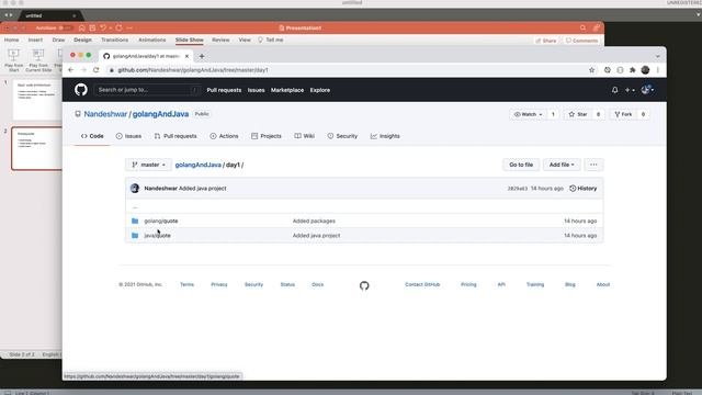 Day2 Code architecture in Golang and Java смотреть онлайн