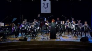 Domi Emorine and Daugavpils accordeon orchestra/В.Поползин "Попурри на французские темы" Доми Эмори