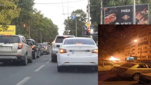 Энергодар сегодня ночью в огне после обстрела, сейчас! Подписывайтесь на канал!