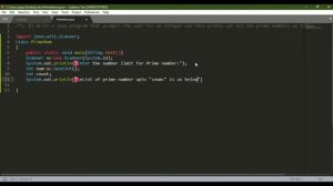 1  B Write a java program that prompts the user for an integer and then prints out all the prime nu