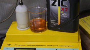 Масло ZIC X7 LS 5w-30 SYNTHETIC проверка CCS при.. -30гр.