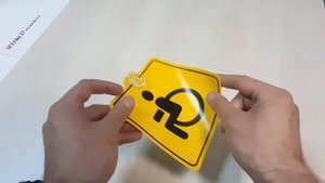 Табличка на присоске знак Инвалид