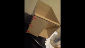 Камаз из бумаги и картона