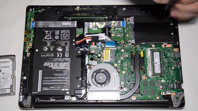 How to change HDD in ASUS TP500LN