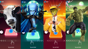 Cows VS Megamind VS The Mask VS Hulk EDM Rush Tiles Hop Coffin Dance