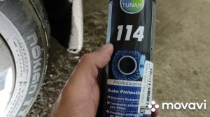 Покраска тормозных дисков средством TUNAP 114
