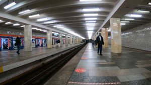 Станция метро Полежаевская ► Московский метрополитен