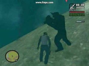 GTA San Andreas Bigfoot + UFO