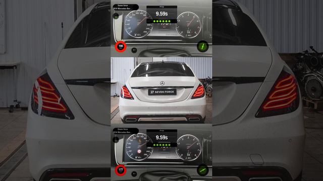 Сделали stage 1 на MB S400. Как вам изменение до/после?