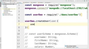 Using Mongoose DAOs to insert data in Mongo 10215