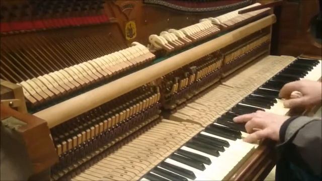 Английский инструмент "Marley". Спереди как рояль. смотреть онлайн