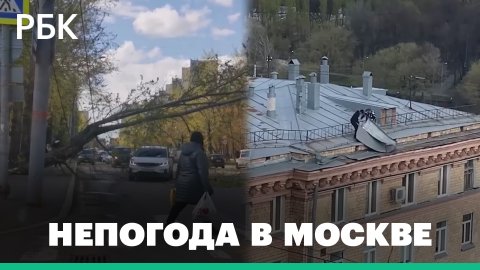 Последствия непогоды в Москве