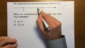 ОГЭ задача 3 (числовые неравенства) #2