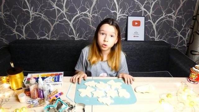 Новогодние игрушки на елку своими руками из солёного теста, DIY, поделки для детей.