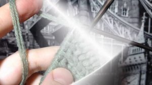 Воротник - гольф спицами сверху с ложной кеттлевкой горловины