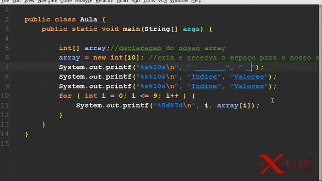 Curso de Java - Aula 45 - Formatando textos em colunas (string) - eXcript смотреть онлайн