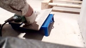 Резка плитки без пыли своими руками!!!