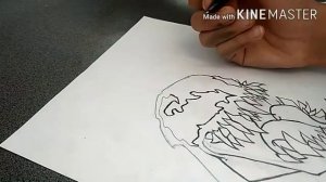 DRAWING VENOM. HOW TO DRAW. КАК НАРИСОВАТЬ ВЕНОМА. MARVEL