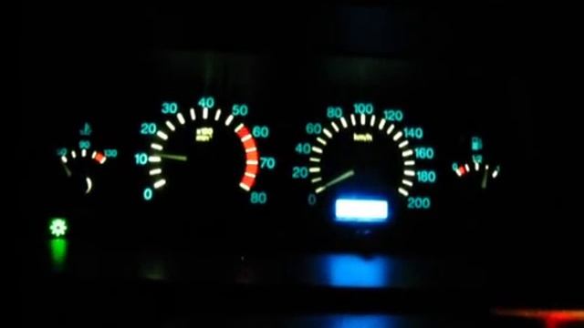 Приборка ВАЗ с плавным розжигом и затуханием смотреть онлайн