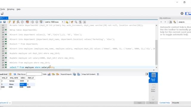 14 – Database – MySQL – SQL Query – Select Data – Arithmetic Operator – شرح قواعد البيانات