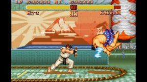 Super Street Fighter 2: The New Challengers. SNES. Walkthrough (Ryu)