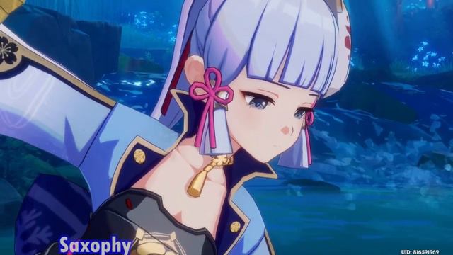 AYAKA DANCE SCENE ( Japanese Dub ) | Genshin Impact