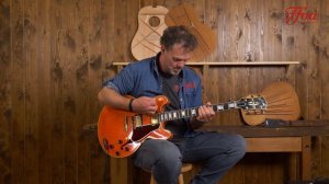 Gibson Custom Murphy Lab 1959 ES355 Watermelon Red Light Aged played by Machiel Kommer | Demo @ TFO