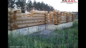 Сруб дома из кедра по канадской технологии . Дом под ключ.