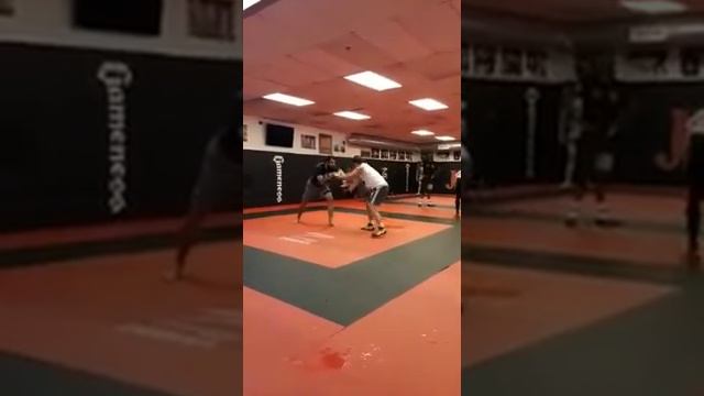 Бахтияр Аббасов GABALA FC спаррингуется в Jackson WINK MMA Academy