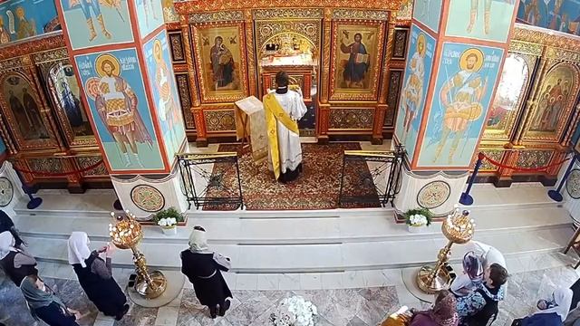 16.04.22. Лазарева суббота. Литургия. Трансляция из храма Державной иконы Божией Матери смотреть онлайн