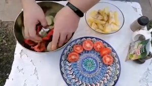 МЯСО с ОВОЩАМИ на ЁЛОЧКЕ в ТАНДЫРЕ