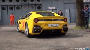 Ferrari F12 TDF LOUD V12 Sounds! - Start Up, Revs, Accelerations & More!